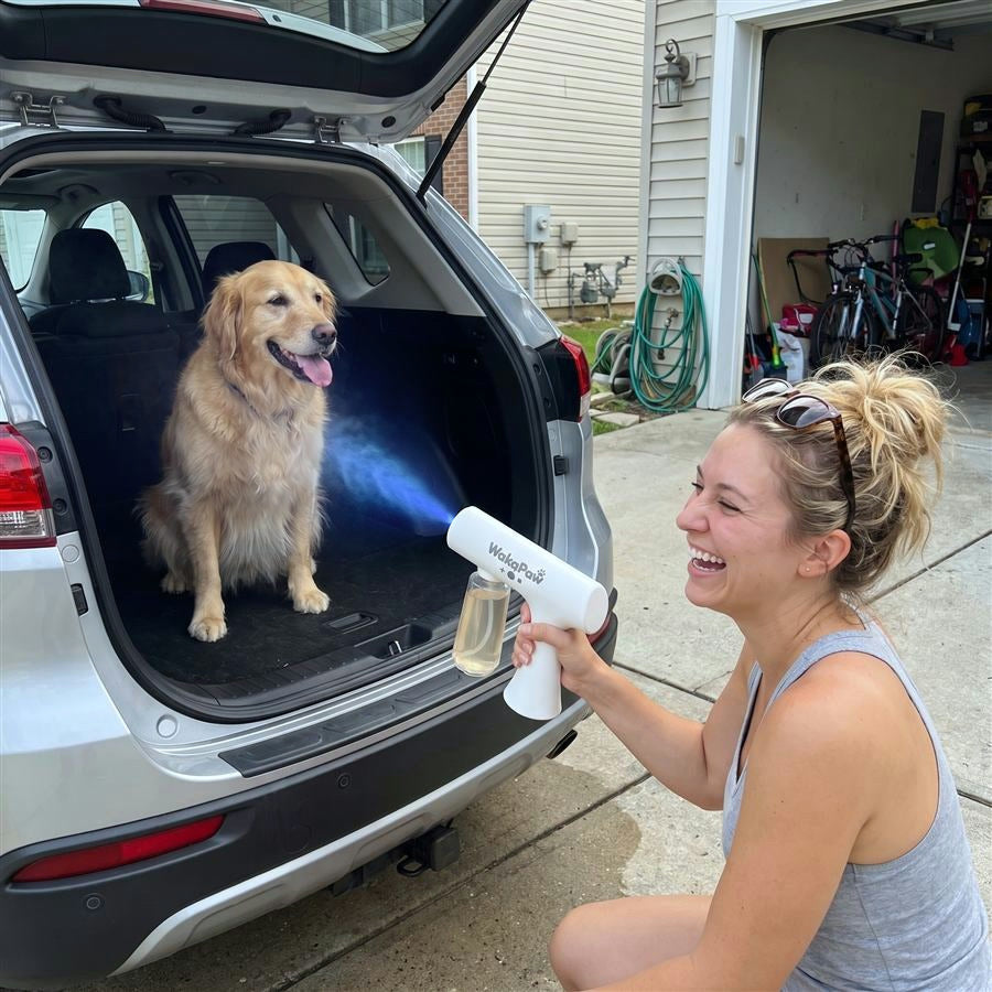 Misting an SUV back seat